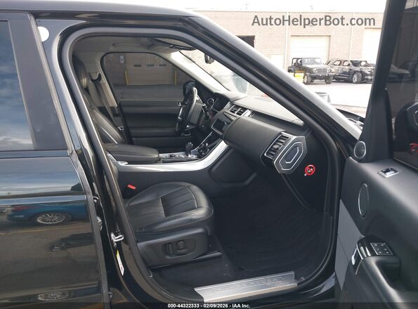 SALWR2RV2KA832746 2019 LAND ROVER RANGE ROVER SPORT Black Widok wnętrza z przodu