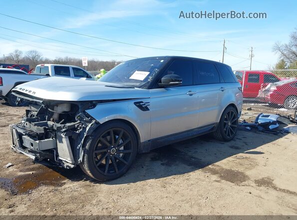 SALWR2RV5KA829744 2019 LAND ROVER RANGE ROVER SPORT Серебряный Передняя левая четверть