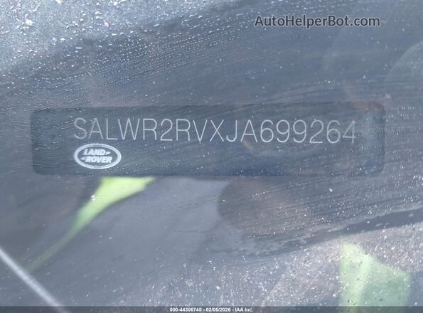 SALWR2RVXJA699264 2018 LAND ROVER RANGE ROVER SPORT Silver Widok komory silnika