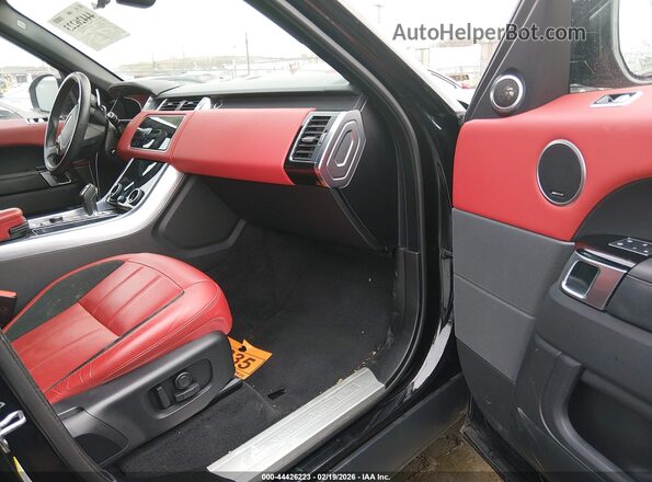 SALWR2SE8NA221019 2022 LAND ROVER RANGE ROVER SPORT Черный Вид салона спереди