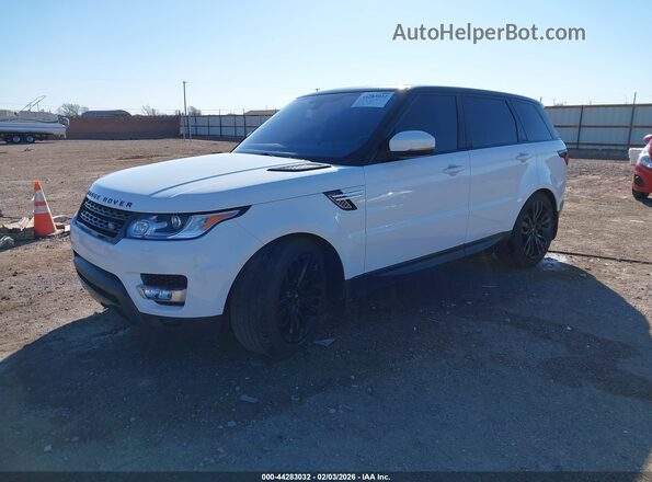 SALWR2VF0GA636102 2016 LAND ROVER RANGE ROVER SPORT Белый Передняя левая четверть