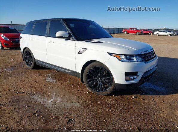 SALWR2VF0GA636102 2016 LAND ROVER RANGE ROVER SPORT Белый Передняя правая четверть