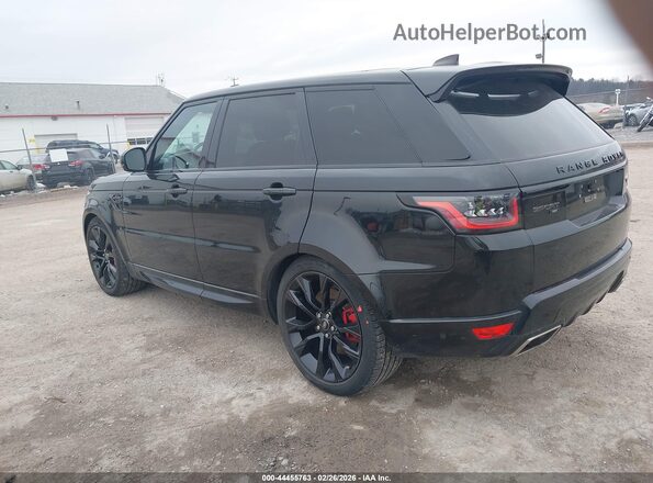 SALWS2RU3NA218501 2022 LAND ROVER RANGE ROVER SPORT Black Tył lewy