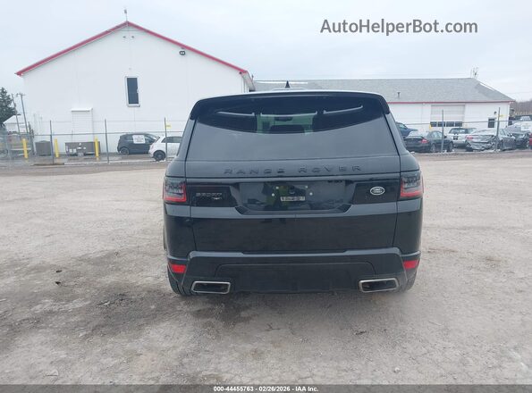 SALWS2RU3NA218501 2022 LAND ROVER RANGE ROVER SPORT Black 
