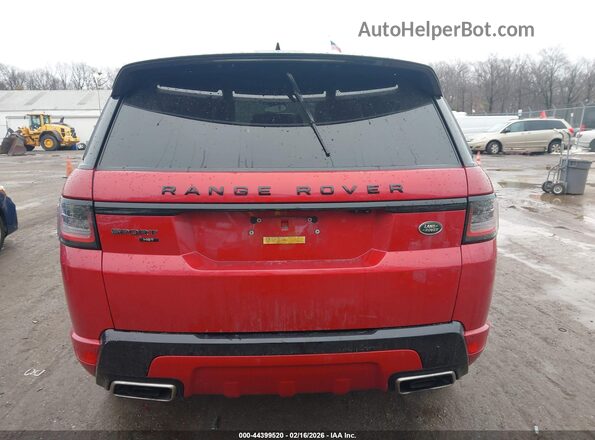 SALWS2RU4NA214375 2022 LAND ROVER RANGE ROVER SPORT Красный 