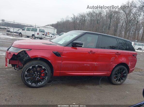 SALWS2RU4NA214375 2022 LAND ROVER RANGE ROVER SPORT Красный Панорамный вид салона 360°