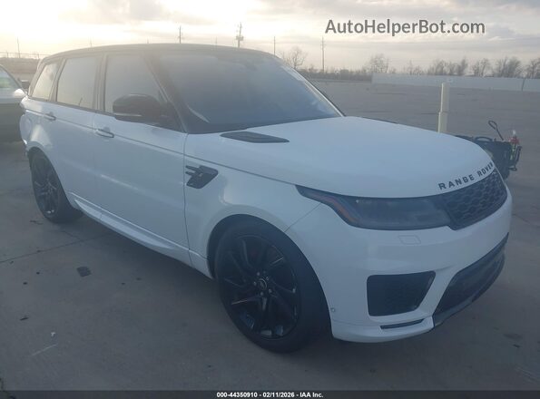 SALWV2SV6KA423817 2019 LAND ROVER RANGE ROVER SPORT Белый Передняя правая четверть