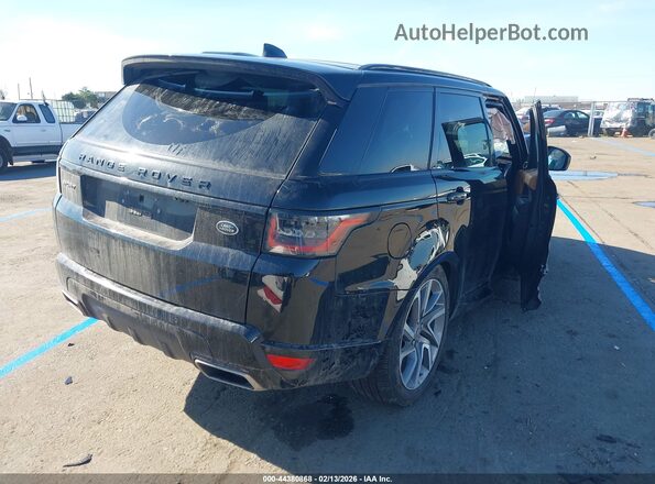 SALWV2SV9JA189140 2018 LAND ROVER RANGE ROVER SPORT Черный Задняя правая четверть