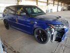 2020 Land Rover Range Rover Sport Svr Blue vin: SALWZ2RE3LA745231