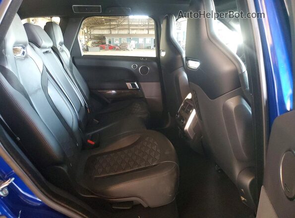 SALWZ2RE3LA745231 2020 LAND ROVER RANGE Blue Widok tylnych siedzeń