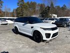 2021 Land Rover Range Rover Sport Svr White vin: SALWZ2RE3MA795435