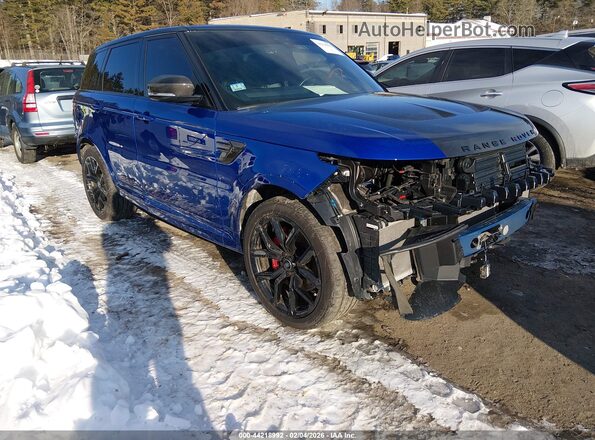 SALWZ2RE8MA778467 2021 LAND ROVER RANGE ROVER SPORT Blue Առջևի աջ