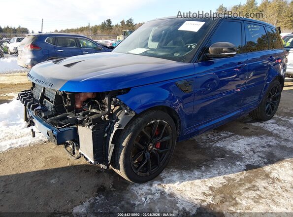 SALWZ2RE8MA778467 2021 LAND ROVER RANGE ROVER SPORT Blue Առջևի ձախ երեք քառորդ տեսարան