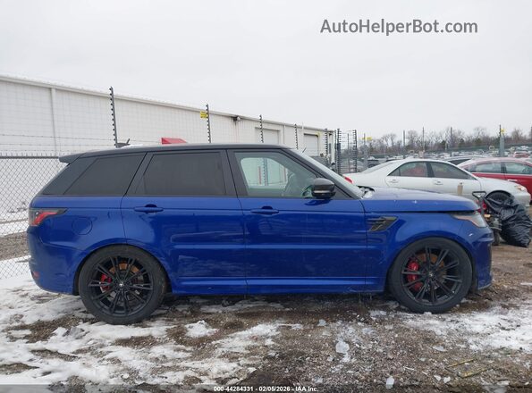 SALWZ2SE6JA189388 2018 LAND ROVER RANGE ROVER SPORT Синий Вид задней части салона