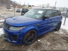 2018 Land Rover Range Rover Sport Svr Синий vin: SALWZ2SE6JA189388