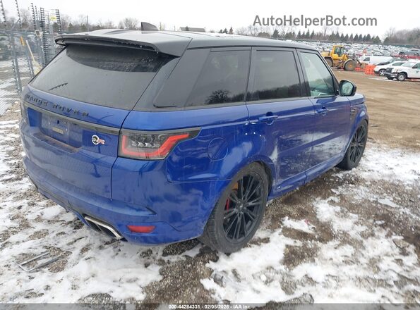 SALWZ2SE6JA189388 2018 LAND ROVER RANGE ROVER SPORT Синий Задняя правая четверть