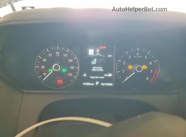 SALYB2EX3KA213206 2019 LAND ROVER RANGE Black Widok zestawu wskaźników