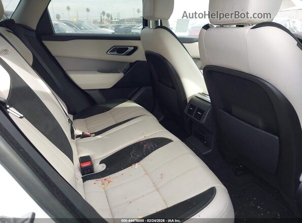 SALYB2FV1KA225626 2019 LAND ROVER RANGE ROVER VELAR White Widok naklejki z numerem VIN