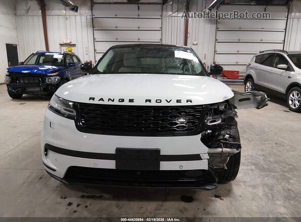 SALYJ2EU1MA300422 2021 LAND ROVER RANGE ROVER VELAR Белый Вид задней части салона