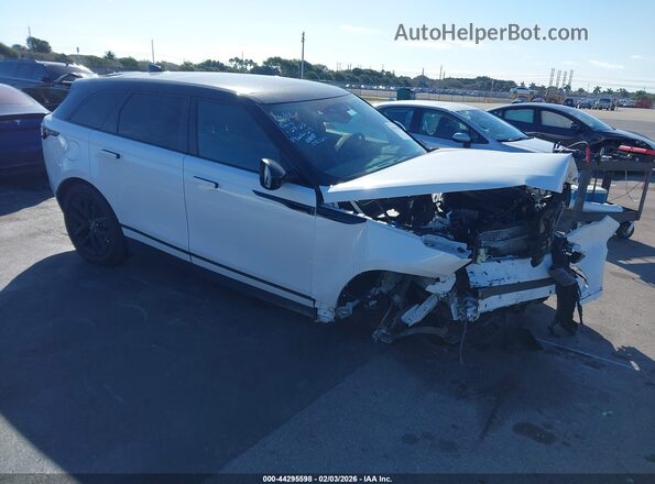 SALYJ2EX1SA399797 2025 LAND ROVER RANGE ROVER VELAR Белый Передняя правая четверть
