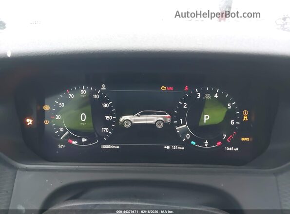 SALYJ2EX8NA345353 2022 LAND ROVER RANGE ROVER VELAR Black Widok tylnych siedzeń