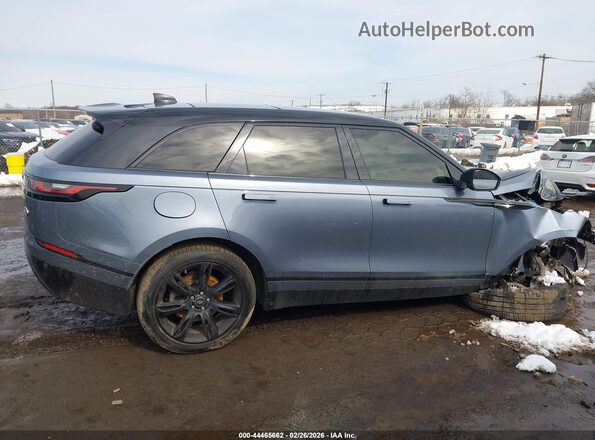 SALYK2EX9LA295539 2020 LAND ROVER RANGE ROVER VELAR Light Blue Вид задней части салона
