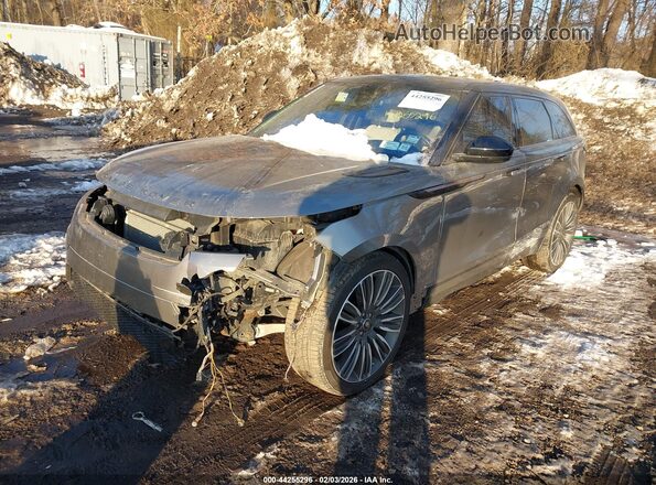 SALYK2FV6LA252063 2020 LAND ROVER RANGE ROVER VELAR Серый Передняя левая четверть
