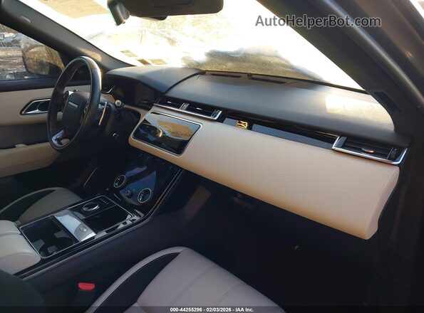 SALYK2FV6LA252063 2020 LAND ROVER RANGE ROVER VELAR Серый Вид салона спереди