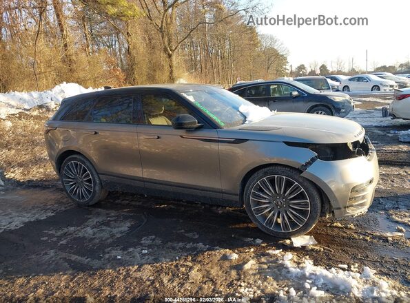 SALYK2FV6LA252063 2020 LAND ROVER RANGE ROVER VELAR Серый Вид задней части салона