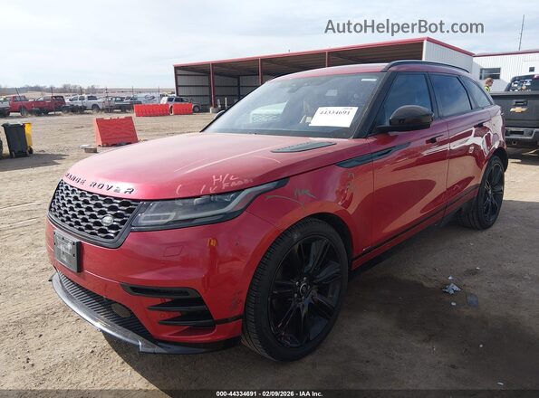 SALYL2EV8KA786064 2019 LAND ROVER RANGE ROVER VELAR Красный Передняя левая четверть