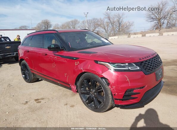 SALYL2EV8KA786064 2019 LAND ROVER RANGE ROVER VELAR Красный Передняя правая четверть