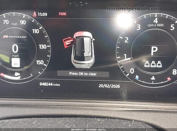 SALYL2EX0KA203536 2019 LAND ROVER RANGE ROVER VELAR White 
