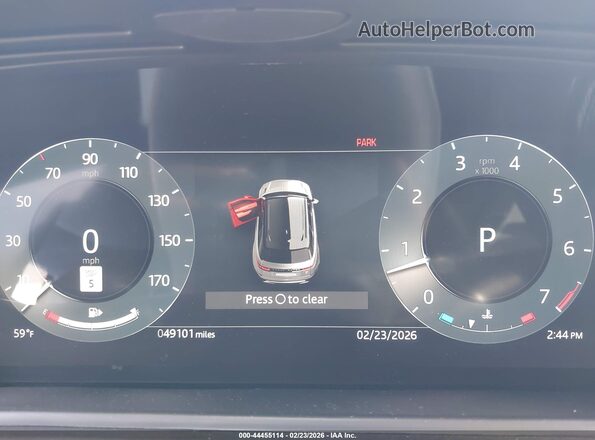 SALYL2EX1SA398157 2025 LAND ROVER RANGE ROVER VELAR Белый Вид задних сидений
