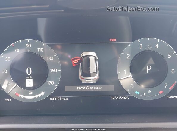SALYL2EX1SA398157 2025 LAND ROVER RANGE ROVER VELAR Белый 