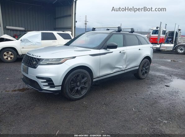 SALYL2EXXKA783653 2019 LAND ROVER RANGE ROVER VELAR Silver წინა მარცხენა ხედი სამი მეოთხედიდან