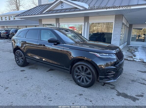 SALYL2RX6JA714709 2018 LAND ROVER RANGE ROVER VELAR Черный Передняя правая четверть
