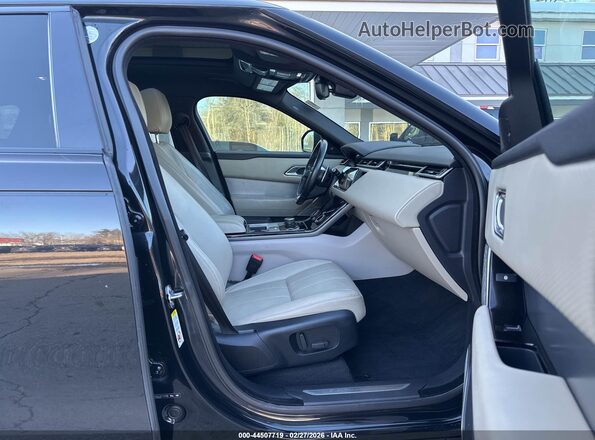 SALYL2RX6JA714709 2018 LAND ROVER RANGE ROVER VELAR Черный Вид салона спереди