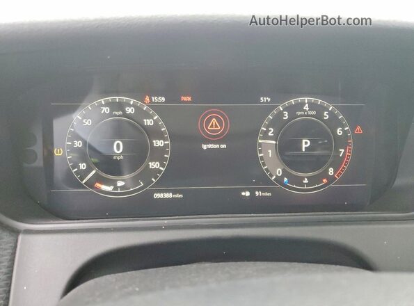 SALYL2RX8JA777987 2018 LAND ROVER RANGE Черный Вид щитка приборов