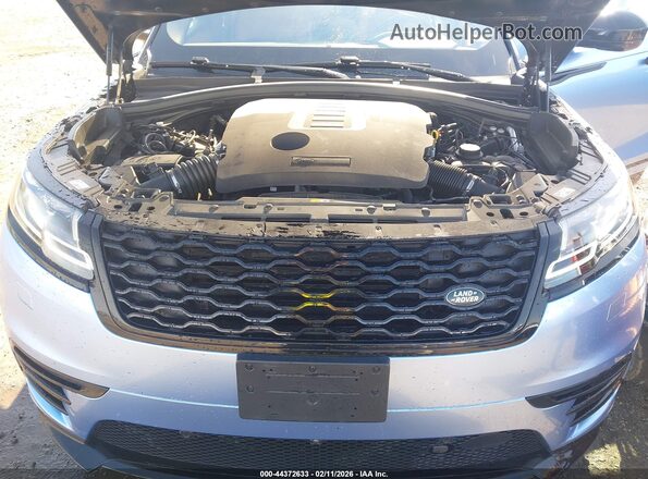 SALYM2FU1MA306744 2021 LAND ROVER RANGE ROVER VELAR Light Blue Вид сзади
