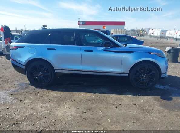 SALYM2FU1MA306744 2021 LAND ROVER RANGE ROVER VELAR Light Blue Вид задней части салона