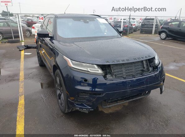 SALYT2EX6MA308150 2021 LAND ROVER RANGE ROVER VELAR Синий Передняя правая четверть