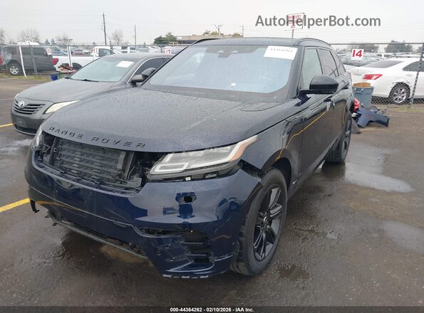 SALYT2EX6MA308150 2021 LAND ROVER RANGE ROVER VELAR Синий Передняя левая четверть