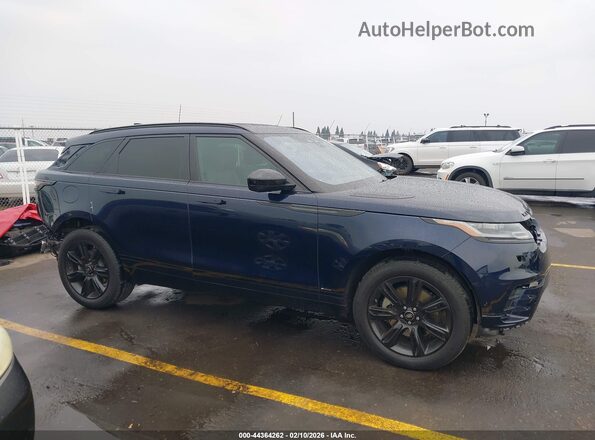 SALYT2EX6MA308150 2021 LAND ROVER RANGE ROVER VELAR Синий Вид задней части салона