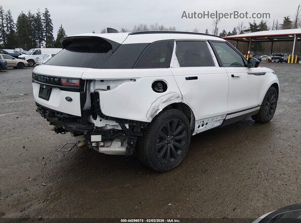 SALYT2EXXMA305879 2021 LAND ROVER RANGE ROVER VELAR Белый Задняя правая четверть