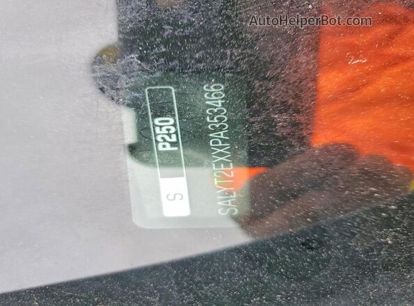 SALYT2EXXPA353466 2023 LAND ROVER RANGE Серый Панорамный вид салона 360°