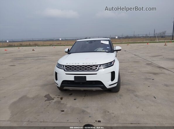 SALZJ2FX0MH132891 2021 LAND ROVER RANGE ROVER EVOQUE White Вид щитка приладів