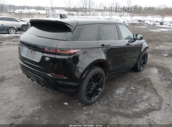 SALZP2FX7LH051433 2020 LAND ROVER RANGE ROVER EVOQUE Black Հետևի աջ