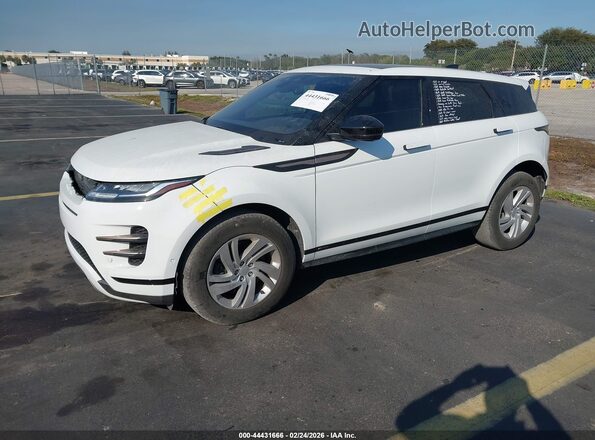 SALZT2FX5MH156789 2021 LAND ROVER RANGE ROVER EVOQUE Белый Передняя левая четверть