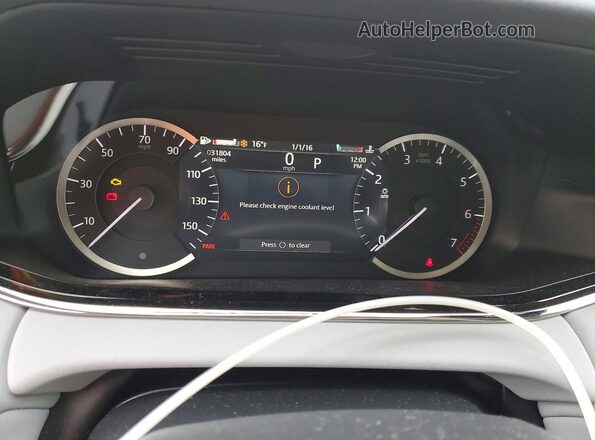 SALZT2FX8NH175368 2022 LAND ROVER RANGE White ხელსაწყოთა პანელის ხედი