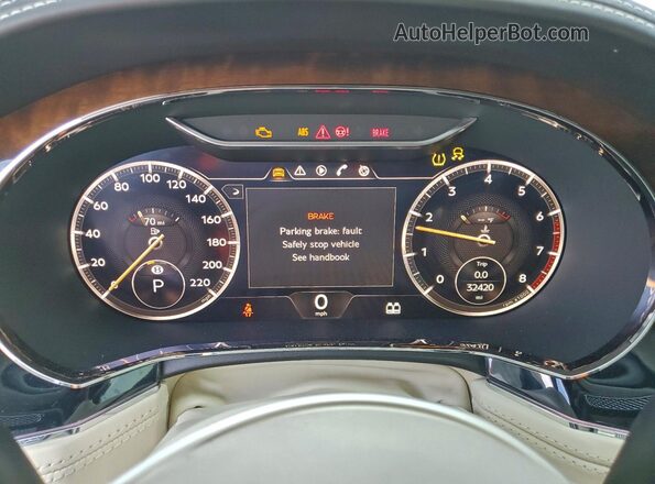 SCBCB2ZG0LC076777 2020 BENTLEY OTHER Black Vista del cuadro de instrumentos